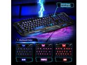 LED 3 Color Backlit Illuminated USB Wired PRO Gaming Keyboard For Laptop Desktop