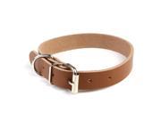 New Cow Leather Dog Pet Cat Puppy Collar Neck Buckle Leash Adjustable Gift L