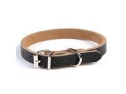 New Cow Leather Dog Pet Cat Puppy Collar Neck Buckle Leash Adjustable Gift M