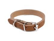 New Cow Leather Dog Pet Cat Puppy Collar Neck Buckle Leash Adjustable Gift XS