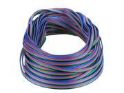 4 PIN RGB Extension Connector Wire Cable Cord For 3528 5050 RGB LED Strip Light 30M