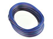 4 PIN RGB Extension Connector Wire Cable Cord For 3528 5050 RGB LED Strip Light 50M