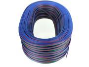 4 PIN RGB Extension Connector Wire Cable Cord For 3528 5050 RGB LED Strip Light 100M