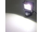 10W Waterproof IP65 PIR Motion Sensor LED Pure White Flood Light FloodLight Security Lamp 120°Beam Angle 800LM 85 265V 6000 6500K