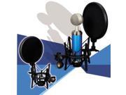 NEW Microphone Mic Professional Shock Mount with Pop Shield Filter Screen R1BO