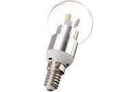 E14 4W SMD 5630 LED Globe Chandelier Light Lamp Bulb Glass AC 110 240V 6 LEDs 350 370lm