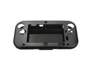 Hard Metal Aluminum Case Cover Box for Nintendo Wii U Gamepad Remote Controller Black