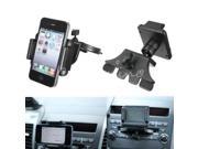 Car CD Dash Slot Mount Holder For iPhone 6 5S 5C 5 4S Samsung Galaxy S5 S4 Note 4 3