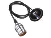E27 Socket Edison Retro Pendant Lamp Holder With 1.2M Wire Without Switch 110 220V