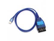 3 Pin OBD 2 VAG 409 KKL USB Ecu Scan Diagnostic Interface Cable Tool CD For Fiat
