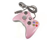 USB Wired Game Pad Joypad Gamepad Controller For MICROSOFT Xbox 360 Xbox360 Slim PC Win7 XP Game System Pink