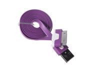 1M 3FT Long Flat USB Data Sync Charging Cable Cord For Apple iPhone 4S 4 3GS iPAD2 3