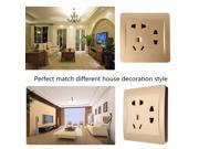 Electric Wall Charger Station Socket Adapter Power Outlet Panel AU US Faceplate
