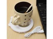 Cute Bear USB Electronics Powered Cup Warmer Heater Pad Coffee Tea Mug Pad Plate