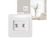 Telephone Phone Network Ethernet LAN Socket Panel Outlet Wall Plate Home Office