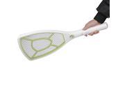 Green Shield Shape Rechargeable Lithium Battery Electronic Mosquitoes Flies Swatter Mosquito Killer Bat With LED Lamp