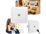 Telephone Phone Single Electric Wall Station Socket Outlet Panel Face Plate