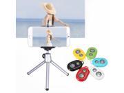 Bluetooth Remote Shutter Tripod Mount Holder For HTC iPhone 5S 6 6 Plus Samsung Galaxy Note