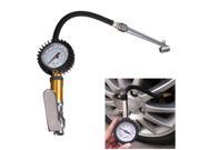 Air Auto Motorcycle Truck Tire Tyre Inflating Tool Pressure Dial Gauge 220 PSI