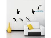 Lovely Penguin Art Vinyl Decal Removable PVC Wall Sticker Home Bedroom Decor