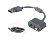 RCA AV Audio Sound Adapter Connector Cable Cord for Microsoft XBOX 360 Slim