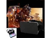 Magnetic Virtual Reality 3D Video Glasses with Magnetic Control Device for iPhone 6 Plus HTC 4 6.5 inch Phones Google Cardboard