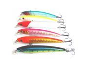 11cm Fishing Spoons Lure Crankbait Minnow Salmo Poper Bass Baits Tackle 4 Hook