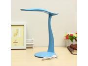 LED Touch Switch Dimmable Table Desk Lamp 24 LEDs Home Office Reading Light Furnishings Bedside Lamp Blue