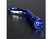 Mini LED Flashlight Flash Light Lamp Torch Keychain Key Ring 5 Colors Portable