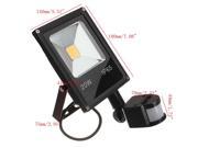 20W 1600 1800LM Ultra thin PIR Motion Sensor LED Flood Wash Light Floodlight Waterproof IP65 Warm White Lamp