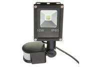 10W 800 900LM Ultra thin PIR Motion Sensor LED Flood Wash Light Floodlight Waterproof IP65 Pure White Lamp AC DC 12V