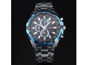 Stainless Steel Luxury Fashion Mechanical Army Quality Sport Analog Quartz Wrist Watch