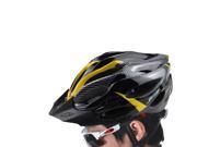 Safety Carbon EPS Safety Skiing Mountain Bike Helmet Carbon Colour with Visor Black Yellow