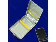 Leather Cigarette Box Case Holder Pocket Tobacco 12 PCS Black Elegant Stylish