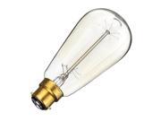 B22 ST64 220V 40W Vintage Edison Style Light Bulb Filament Incandescent Bulb
