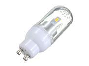 GU10 6 SMD 5730 3W LED Light Corn Bulb Lamp Cover AC 85 265V 180 300LM Warm White