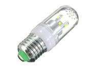 E27 6 SMD 5730 3W LED Light Corn Bulb Lamp Cover AC 85 265V 180 300LM Pure White