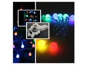 1pc 10 LED F5 Type Battery Operated Ball String Fairy Light Multicolor Party Xmas 3V