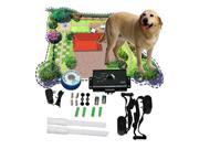 NEW 1 dog Waterproof In Ground Underground Shock Collar Dog Training Pet Electric Fence System Training