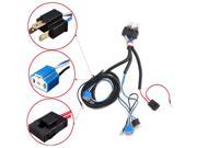H4 9003 Relay Harness Wiring Controller Ceramic Plugs Booster For Headlight 2 Bulbs 12V