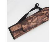 19.5 Portable Camo Archery Bow Arrow Belt Quiver Forest Hunting Bag PVC Case
