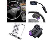 1.5 LCD Wireless Bluetooth Handsfree Car Kit FM Transmitter MP3 Player USB TF SD MMC Steering Wheel Control NEW