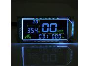 Digital LCD 48V 60V Multifunction Voltmeter Thermometer Speedometer for Electric Bicycle Car