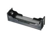 Black DIY ABS Storage Box Holder Case For 1x Li ion 18650 3.7V Battery 2 Pins