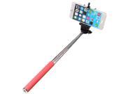 Self Portrait Handheld Timing Autodyne Artifact Selfie Vedio Stick Monopod For Camera iPhone 6 6 Plus Samsung S6 5 Note4 4 HTC LG etc Red