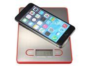 LCD Digital Electronic Scale For Household Kitchen Food Balance Weigh Postal 5KG 1g Red