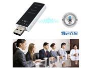 LED Rechargeable Digital Audio Voice Recorder 4GB w Flash U Disk USB MP3 Player