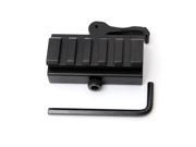 Hunting Tactical 5 slots QD Quick Release Mount Adapter Picatinny Rail 20mm Base