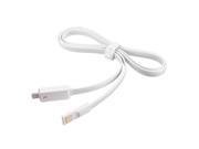 LED Light 8Pin USB Charger Data Sync Cable Flat Cord For iPhone 6 6 Plus ios 8.0