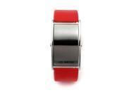 5Color Men s Women‘s Ladies Digital LED Watch Time Sports Leather Wrist Bracelet Gift